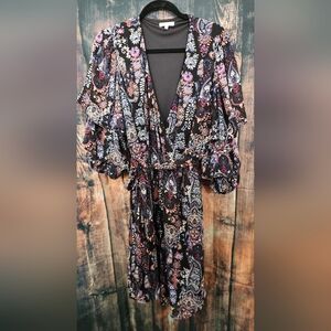 Maurices Elegant Black and Cream Dress